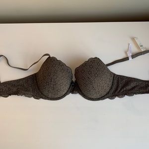 Aerie Lightly-Lined Demi Cup Lace Bra